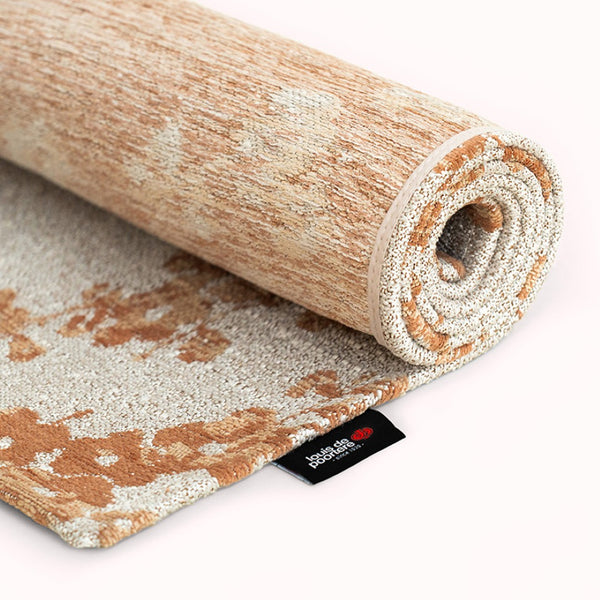 Louis de Poortere Sakura Floral Area Rug Transitional Cherry Blossom Design for Living Room or Bedroom Petal Dew 7'9 x 11'2 120101