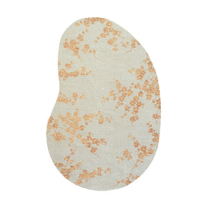 Louis de Poortere Sakura Floral Area Rug Transitional Cherry Blossom Design for Living Room or Bedroom Petal Dew 7'9 x 11'2 120101
