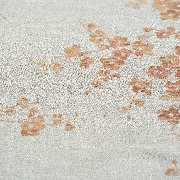 Louis de Poortere Sakura Floral Area Rug Transitional Cherry Blossom Design for Living Room or Bedroom Petal Dew 7'10 x 7'10 118366