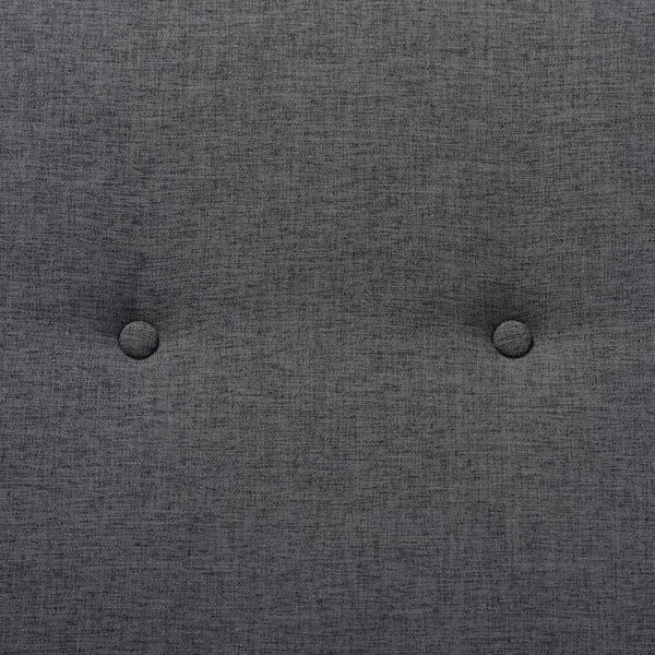 Baxton Studio Baxton Studio Theo Mid-Century Modern Grey Fabric Bench with Walnut Base – Stylish & Comfortable Seating BBT5368-Dark Grey/Walnut-Bench