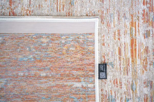 Louis De Poortere Antiquarian Ushak - Galata Sunset Rug: Timeless Turkish Design With Modern Elegance For Any Space Grey,Gray,White,Orange 100% Pet Poly (40% Rpet) 118378-louis-de-poortere