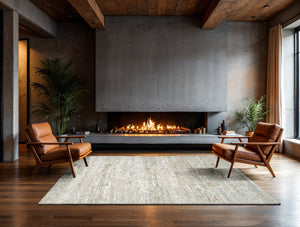 Louis De Poortere Antiquarian Ushak - Galata Sunset Rug: Timeless Turkish Design With Modern Elegance For Any Space Grey,Gray,Green,Brown 100% Pet Poly (40% Rpet) 118699-louis-de-poortere