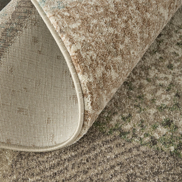 Feizy Rugs Eden Modern Geometric Area Rug - Elevate Your Home Décor With Stunning Color Block Design And Style Ivory,Blue,Green Polypropylene Edn39qvfivymlte70