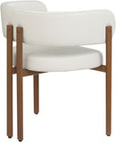 Gideon Cream Vegan Leather Dining Chair 983Cream-C Meridian Furniture