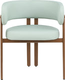 Gideon Mint Green Vegan Leather Dining Chair 983Mint-C Meridian Furniture