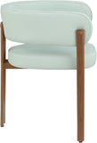 Gideon Mint Green Vegan Leather Dining Chair 983Mint-C Meridian Furniture