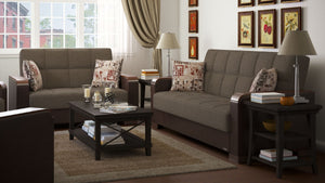 English Elm Primenest Zenaero X Convertible Loveseat With Storage – Stylish, Compact, And Comfortable For Small Spaces B030P281776-GIGA