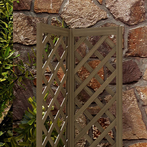 English Elm Outsunny Wooden Raised Garden Bed With Corner Trellis - Ideal For Climbing Plants & Rustic Charm W2225P174409-GIGA