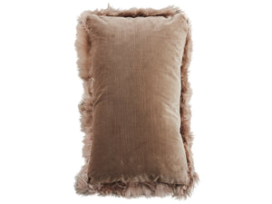 Lexington Barclay Butera 20 Luxurious Down Kidney Pillow - Elevate Your Space With Elegant Peruvian Alpaca And Mink Design   9842-12-40