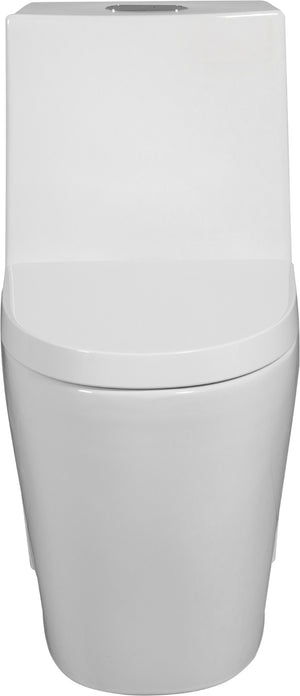 English Elm One-piece Elongated Porcelain Toilet Dual Flush Ada Comfort Height Soft Close Seat W1920P425613