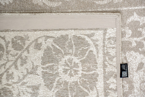 Louis De Poortere Antiquarian Suzani - Timeless Elegance In Vibrant Colors Inspired By Central Asian Embroidery Design Beige,Grey,Gray 100% Pet Poly (40% Rpet) 118661-louis-de-poortere