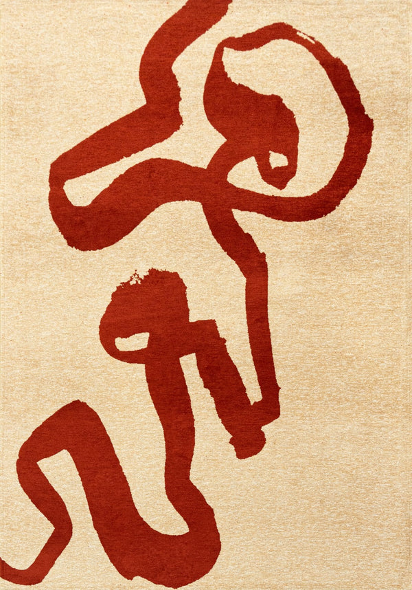 Louis De Poortere Craft Ribbon - Experience Vibrant Artistry With Dynamic Textures For A Stylish, Modern Space Beige,Red 100% Pet Poly (40% Rpet) 118566-louis-de-poortere