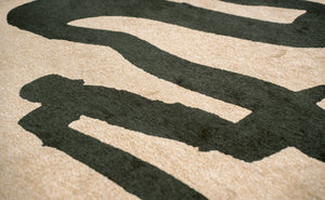 Louis De Poortere Craft Ribbon - Experience Vibrant Artistry With Dynamic Textures For A Stylish, Modern Space Beige ,Green 100% Pet Poly (40% Rpet) 118577-louis-de-poortere