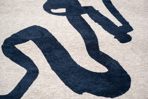 Louis De Poortere Craft Ribbon - Experience Vibrant Artistry With Dynamic Textures For A Stylish, Modern Space Beige ,Blue 100% Pet Poly (40% Rpet) 118532-louis-de-poortere