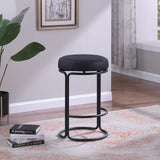 Madison Black Vegan Leather Counter Stool 984Black-C Meridian Furniture