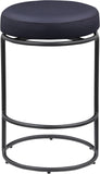 Madison Black Vegan Leather Counter Stool 984Black-C Meridian Furniture