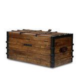 Christopher Knight Home® - Noble House - Wagner Handcrafted Boho Wood Storage Trunk with Latches