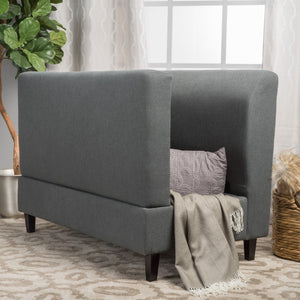 Christopher Knight Home® - Noble House - Tovah Charcoal Fabric Storage Loveseat