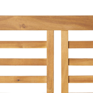 English Elm Caydon Outdoor Loveseat Solid Acacia Hardwood Open Slat Frame Patio Bench Seating 56818.00WTC