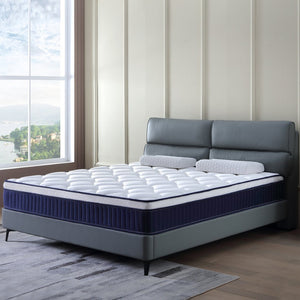 English Elm Medium Firm Hybrid Mattress with Pocket Coils and Certipur Foam for Restful Sleep W3203P293159
