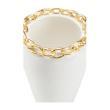 Shackleford Vase White/Cream, Gold 302493-WILDWOOD Wildwood