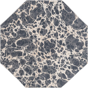 Unique Loom Oasis Breeze Machine Made Abstract Rug Gray, Ivory/Beige 6' 1" x 6' 1"