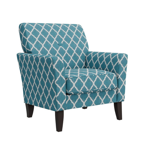 English Elm Dorset Barrel Accent Chair Velour Upholstery Solid Legs Compact Living Room Seating B127P495068