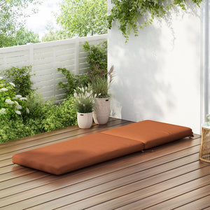 English Elm Christopher Knight Home® - Noah Outdoor Chaise Lounge Cushion - Bright Orange, Weather-Resistant, Durable Foam For Comfort N775P291468O