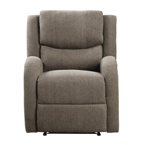 English Elm Modern Power Reclining Chair In Brown Chenille Upholstery - Plush, Contoured Comfort With Solid Frame B011P256234