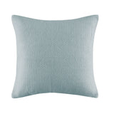 INK+IVY Bree Knit Casual Square Pillow Cover II21-1299 Light Blue