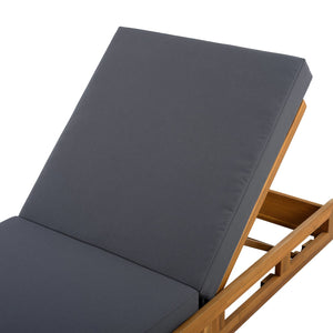 English Elm Christopher Knight Home® - Lounge Chaise Set - Durable Acacia Wood With Plush Triple-Fold Cushion For Ultimate Outdoor Relaxation N770P272405T_N770P208326G