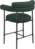 Blake Green Boucle Fabric Counter Stool 986Green-C Meridian Furniture