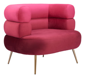 Arish Accent Chair Red 109999 Zuo Modern