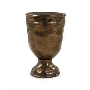 Zentique Distressed Vase - Stunning Bronze Ceramic Accent For Elegant Home Decor And Unique Floral Displays Distressed Metallic Bronze Ceramic 9872l A773