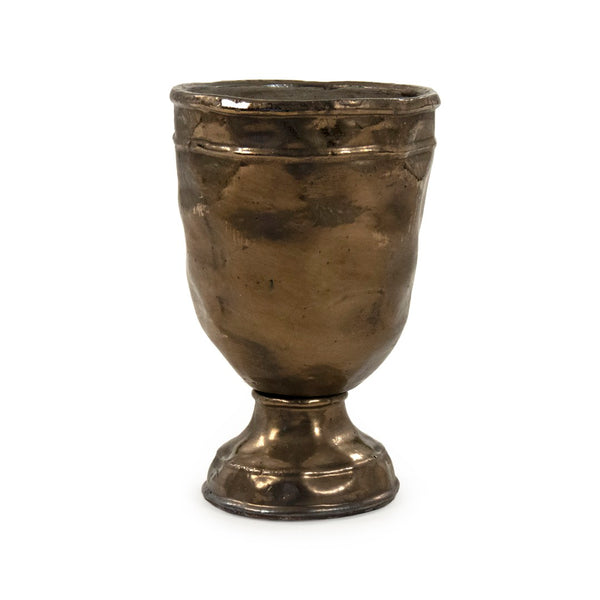 Zentique Distressed Vase - Stunning Bronze Ceramic Accent For Elegant Home Decor And Unique Floral Displays Distressed Metallic Bronze Ceramic 9872l A773