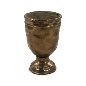 Zentique Distressed Vase - Stunning Bronze Ceramic Accent For Elegant Home Decor And Unique Floral Displays Distressed Metallic Bronze Ceramic 9872l A773