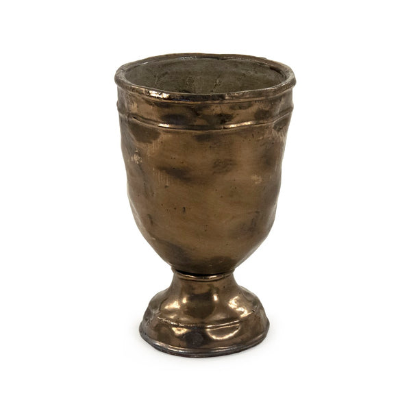 Zentique Distressed Vase - Stunning Bronze Ceramic Accent For Elegant Home Decor And Unique Floral Displays Distressed Metallic Bronze Ceramic 9872l A773