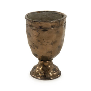 Zentique Distressed Vase - Stunning Bronze Ceramic Accent For Elegant Home Decor And Unique Floral Displays Distressed Metallic Bronze Ceramic 9872m A773