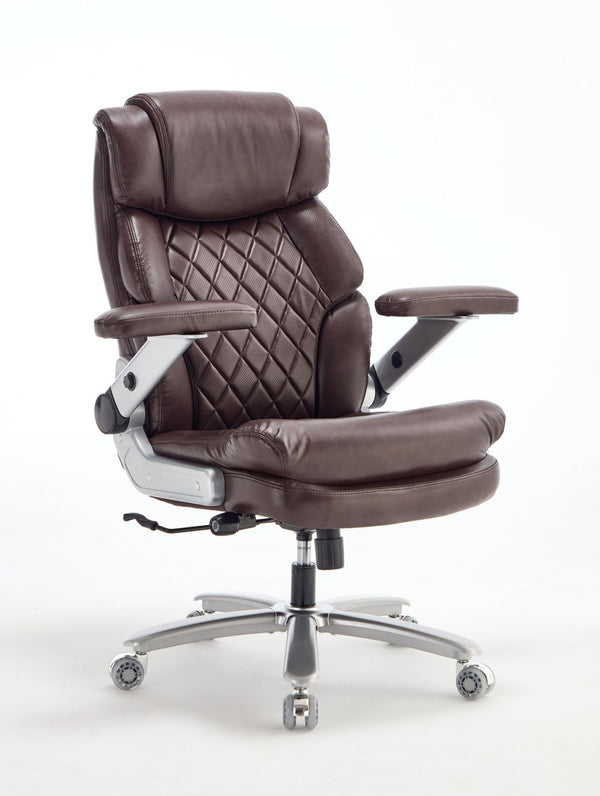 English Elm 500lbs Heavy Duty Executive Chair Wide Spring Seat Ergonomic High Back Home Office W5201P419026