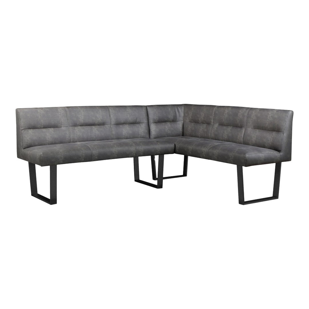 English Elm Hanlon Upholstered Corner Bench High Density Foam Seating for Modern Dining Nooks B2769S00012