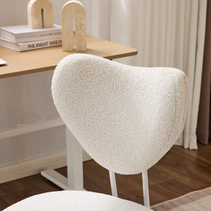 English Elm Meditation ergonomic cross-legged chair with lumbar support, adjustable cushion, casters, plush comfort Beige W3248P354247