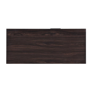 English Elm Christopher Knight Home® - CABINET mid-century modern faux wood storage console with splayed legs, drawers & cubby shelves Wenge 67351.00WENG