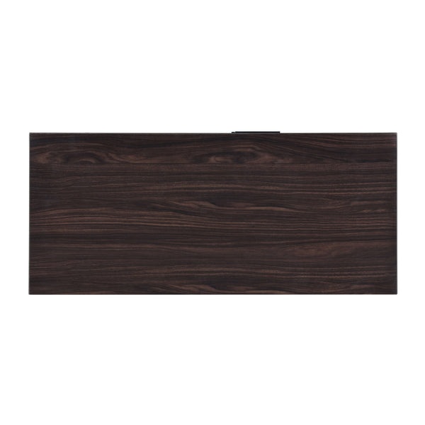 English Elm Christopher Knight Home® - CABINET mid-century modern faux wood storage console with splayed legs, drawers & cubby shelves Wenge 67351.00WENG