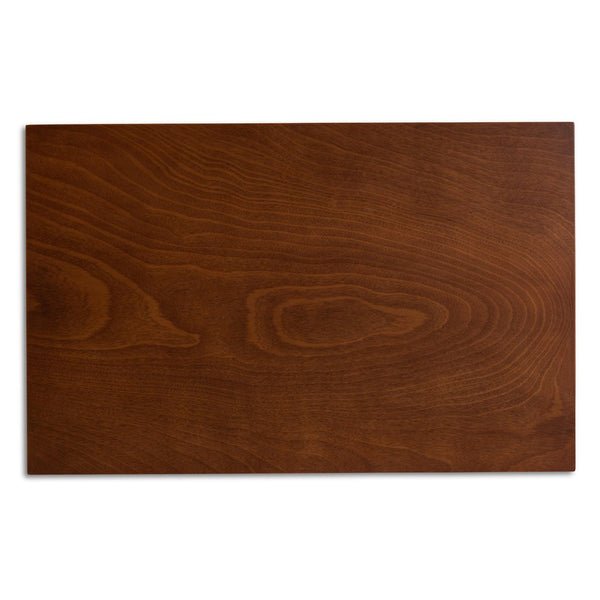 Baxton Studio Baxton Mirna 5-Piece Modern Dining Set with Grey Upholstered Chairs & Walnut Brown Table Finish Mirna-Grey/Walnut-5PC Dining Set