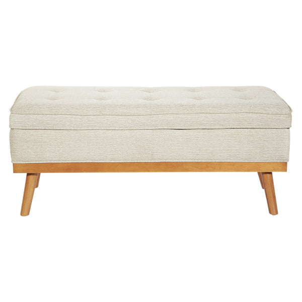 OSP Home Furnishings Katheryn Storage Bench Linen