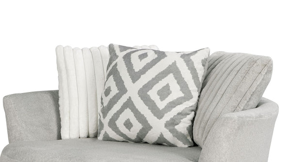 English Elm Transitional High Back Stripe Chair with Rolled Arms for Coastal Comfort and Supportive Seating Appeal Gray 60 L x 60 W x 31 H B2741P376930