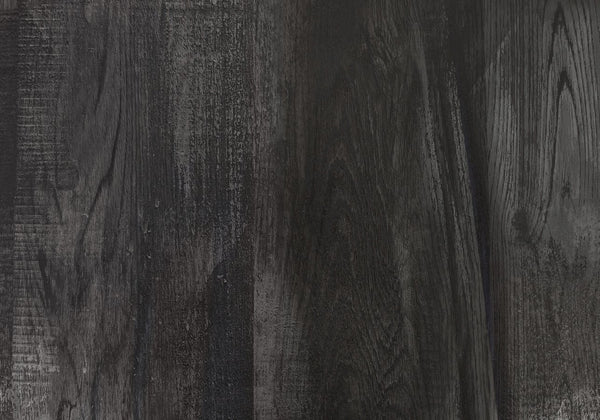 English Elm Dining 60" Rectangular Black Reclaimed Look Dining Table for 6 — Thick Block Legs, Modern MDF Finish B2710P286988