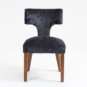 English Elm Mid Mid Century Modern Dining Chairs Set of 2 Upholstered Linen Accent Chairs with Solid Wood Frame, Ergonomic Support and Nailhead Trim Gray W794P335665