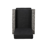 Christopher Knight Home® - Noble House - Murdock Outdoor Wicker Recliner, Mixed Black And Dark Gray