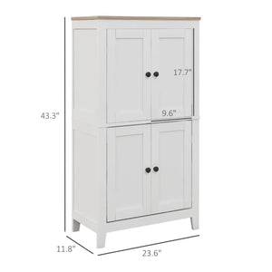 English Elm Foyer Beadboard Floor Cabinet with Drawers White Farmhouse Storage for Entryway Bath T3971P464933